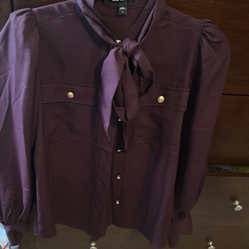 Express purple blouse size small